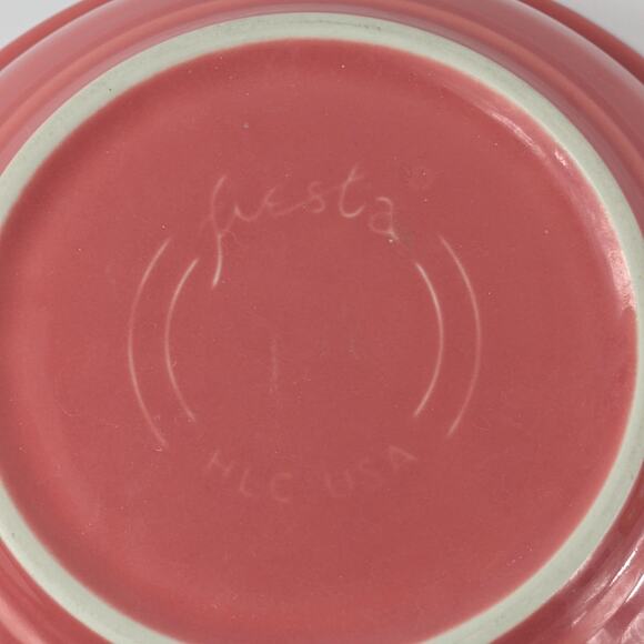 Fiestaware Persimmon Vegetable Bowl Retired Replacement Modern Vintage 95-08 - Picture 5 of 10